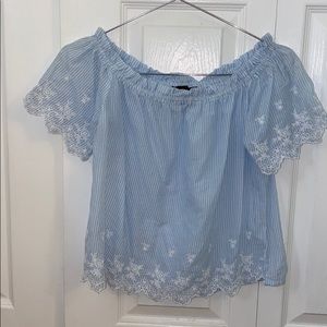 Off the shoulder blouse